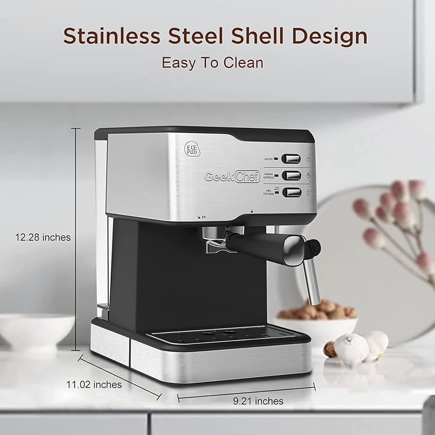 Amazon.com: Geek Chef Espresso Machine,20 bar espresso